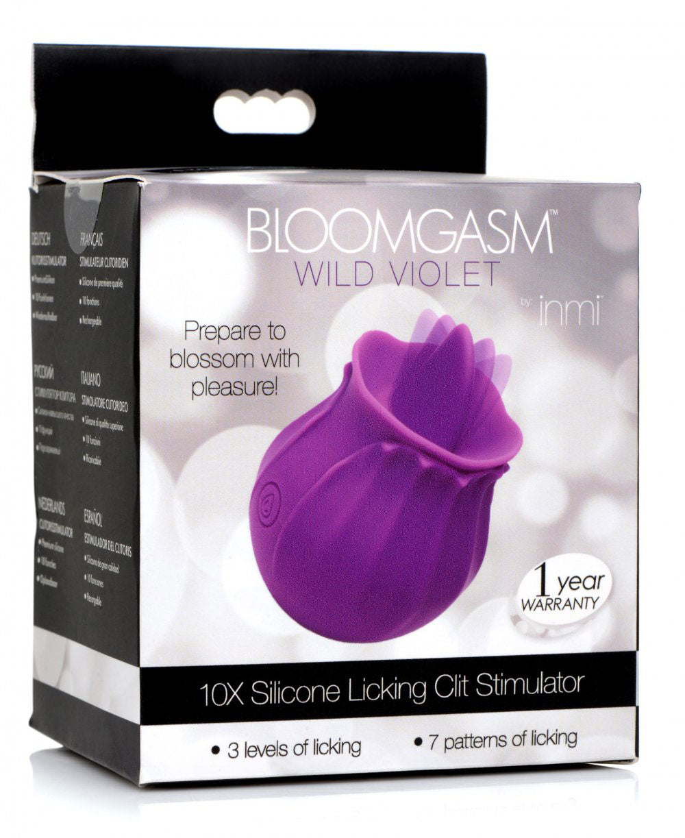 Bloomgasm Wild Violet 10X Licking Stimulator > Sex Toys For Ladies > Rose Stimulators