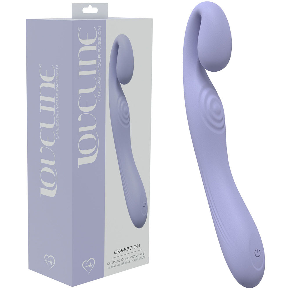 LOVELINE Obsession - Lavender Premium Silicone Vibrator > Sex Toys For Ladies > G-Spot Vibrators Main image