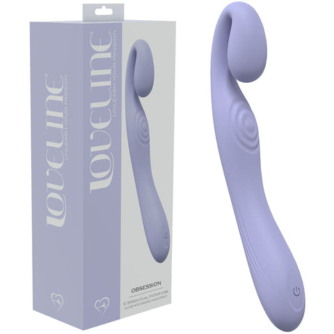 LOVELINE Obsession - Lavender Premium Silicone Vibrator Purple Vibrators