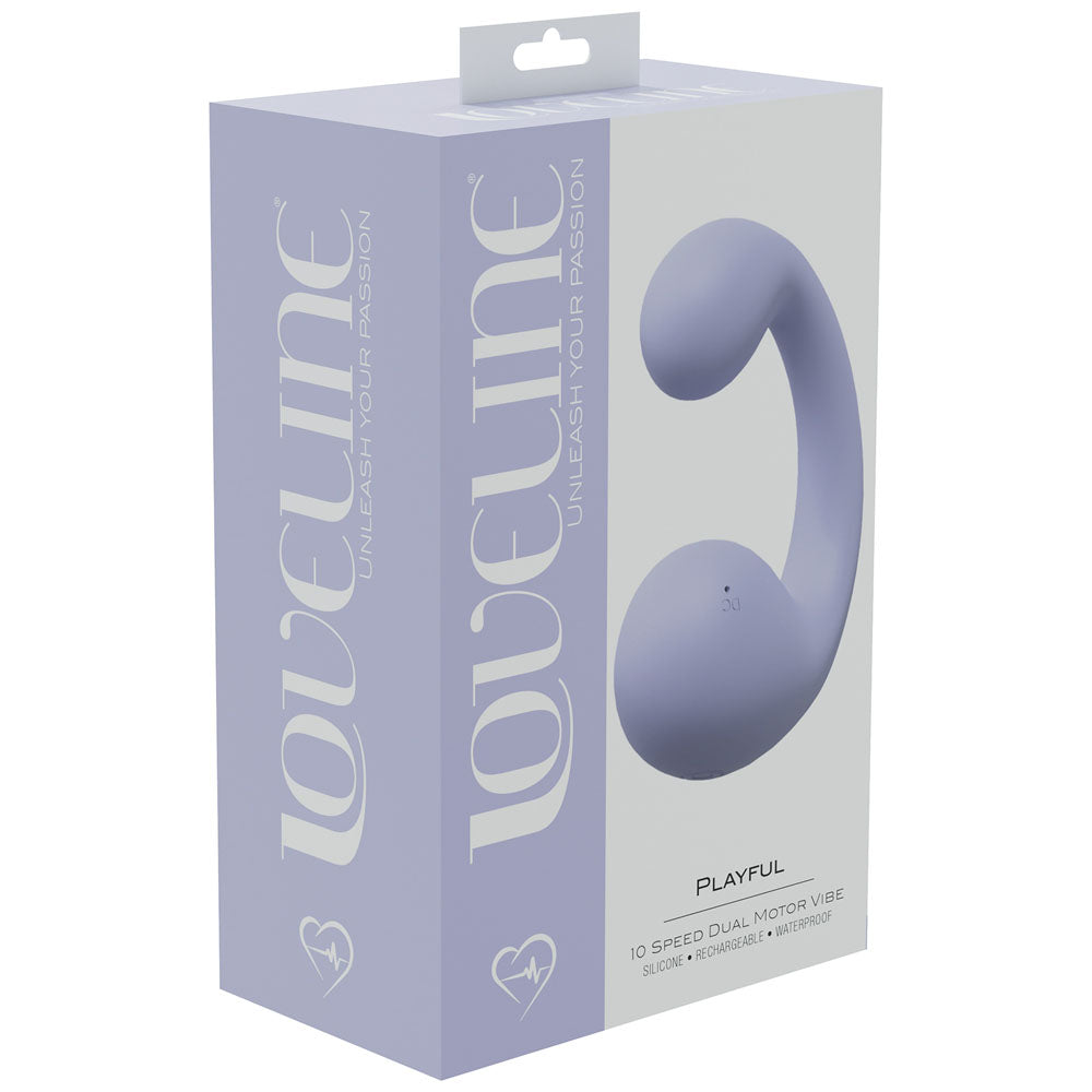 LOVELINE Playful - Lavender Vibrator with 10 Modes > Vibrators > Ladies > Rabbit Multi