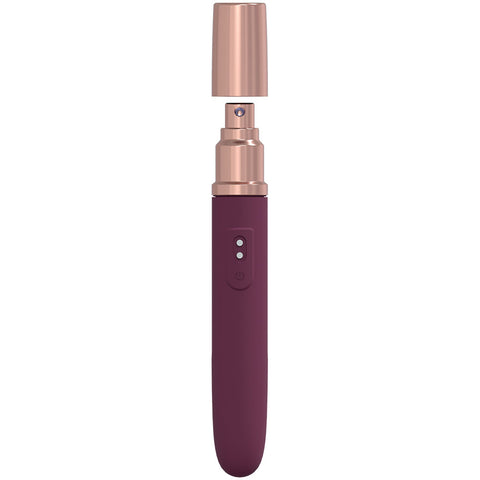 LOVELINE The Traveler - Burgundy Vibrator for Couples BULLETS