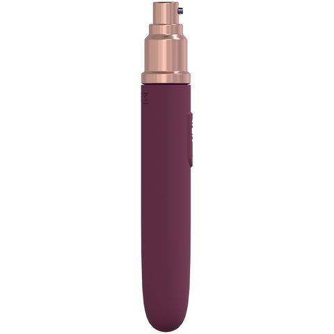LOVELINE The Traveler - Burgundy Vibrator for Couples BULLETS