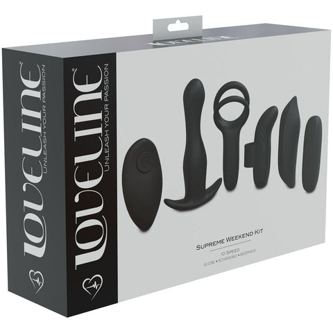 LOVELINE Supreme Weekend Kit - Black for Ultimate Pleasure Black Kits