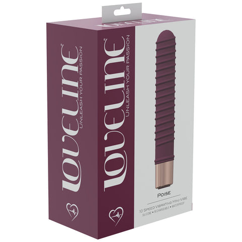 LOVELINE Poise - Burgundy Mini Vibrator for Ultimate Pleasure BULLETS