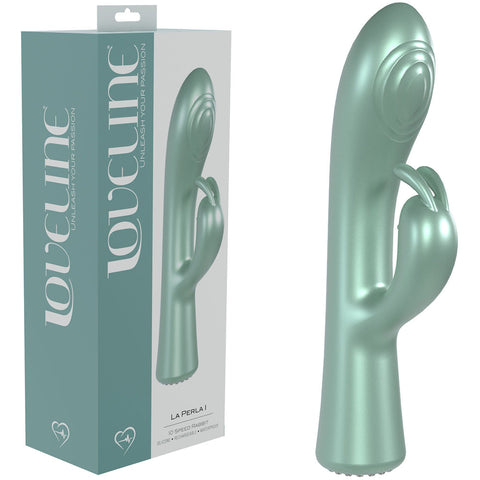 LOVELINE La Perla I - Dual-Motor Rabbit Vibrator Green VIBRATORS-RABBIT