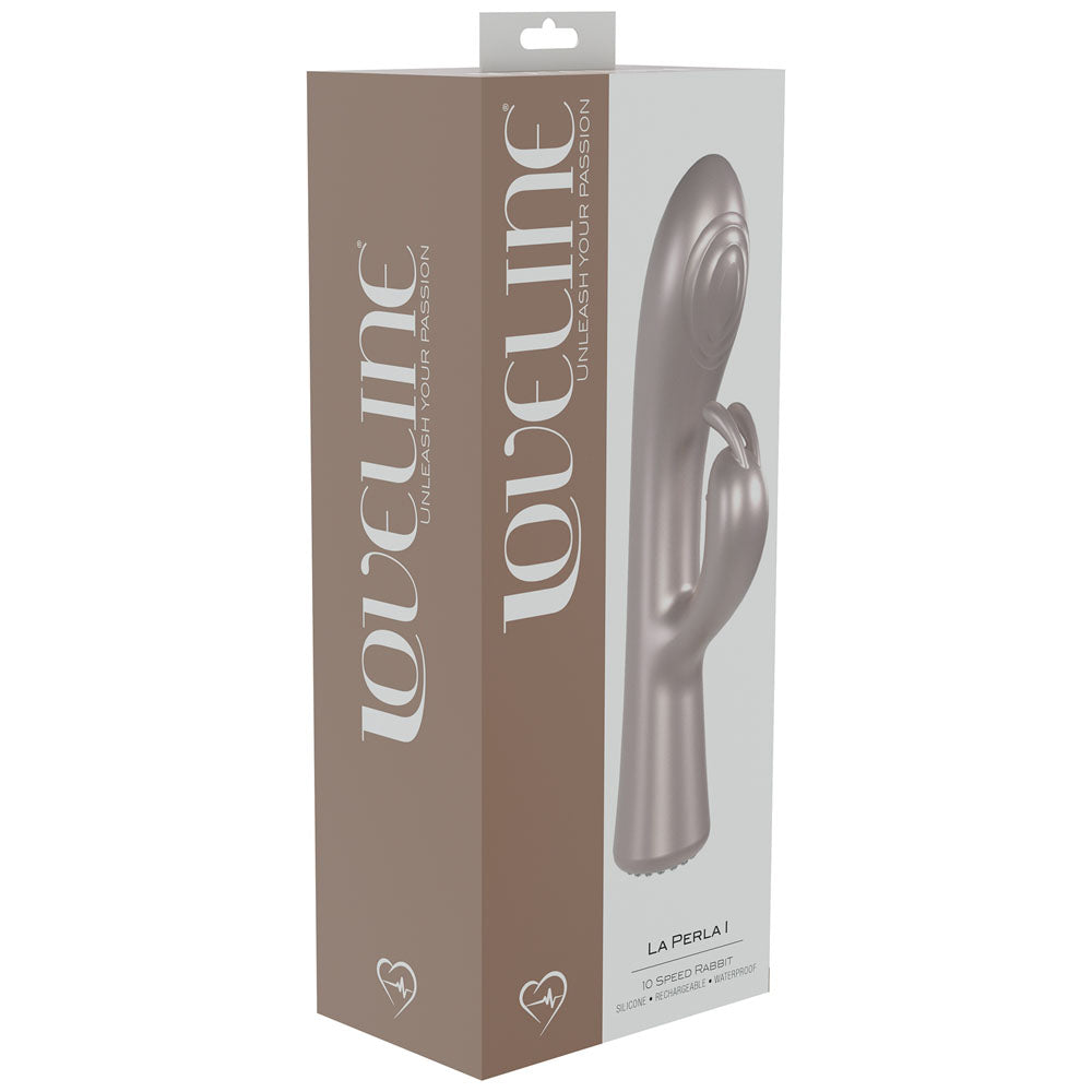 LOVELINE La Perla I 19.2cm Dual Motor Rabbit Vibrator > Vibrators > Ladies > Rabbit