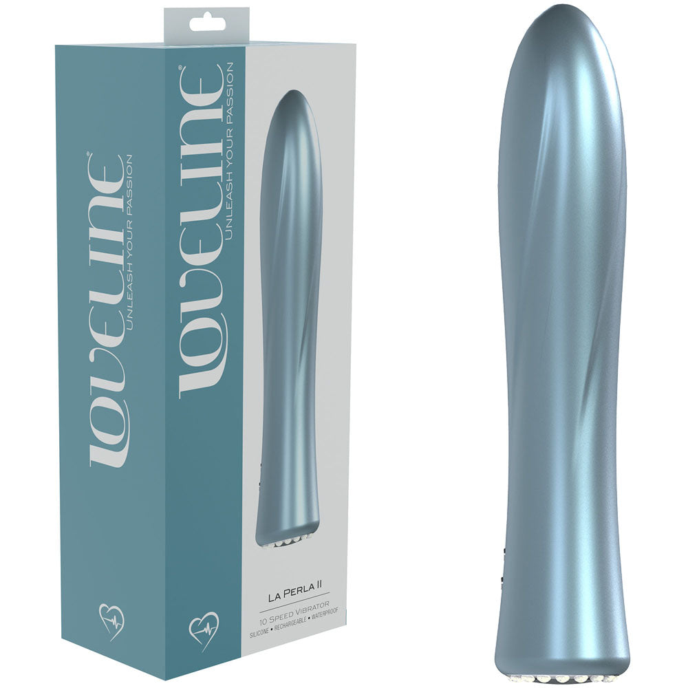 Lovelive La Perla II Whisper Quiet Vibrator Blue Blue > Vibrators > Standard Vibrators