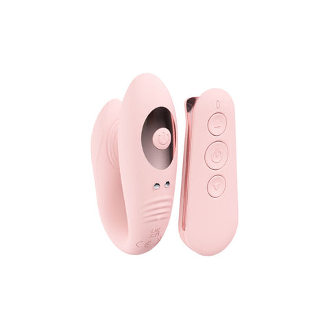 Loveline Charme Dual Motor Vibrator USB Rechargeable G-Spot and Clitoral Vibe with Wireless Remote Couples Toys