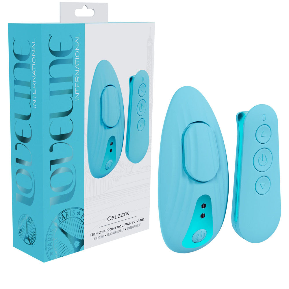 Loveline Celeste – USB Rechargeable Wireless Remote Panty Vibrator Blue > Sex Toys For Ladies > Panty Vibes