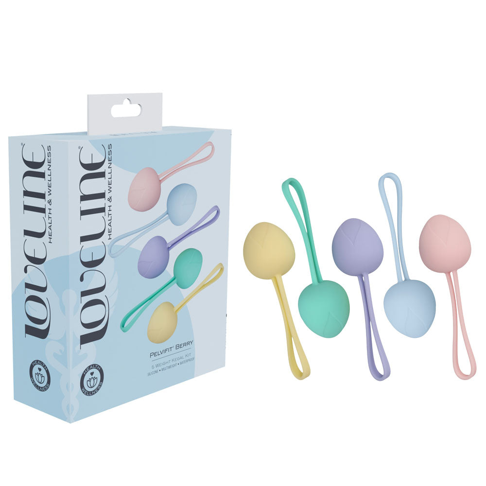 Lovelife PelviFit Berry Kegel Kit Set of Five Sizes for Pelvic Health Coloured > Sex Toys For Ladies > Kegel Exercise
