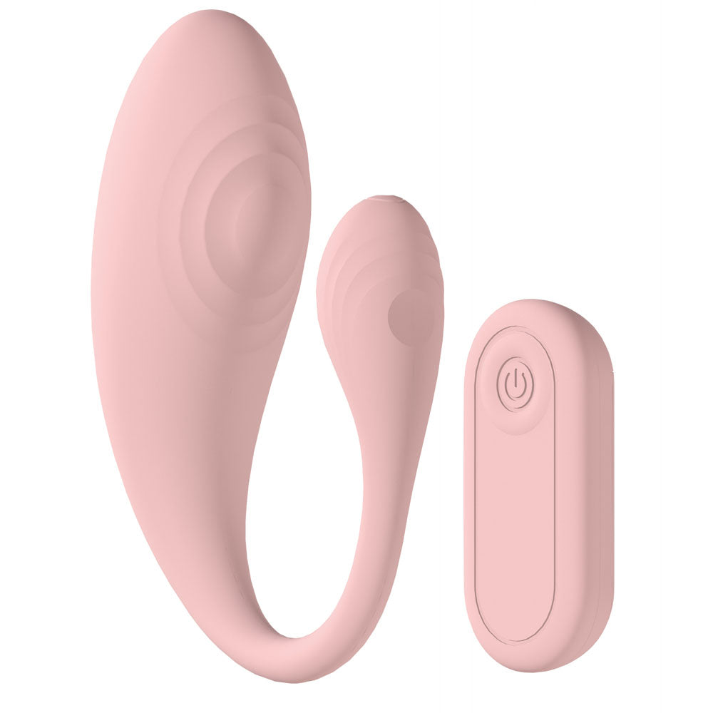 Lovelife Wave USB Rechargeable C Shaped Vibrator with Remote Control Couples Toys