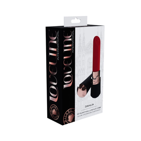 Lovelive Dahlia Red 12.5 cm USB Rechargeable Lipstick Vibrator BULLETS