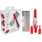 Loveline Diamond – 8.3 cm USB Rechargeable Lipstick Vibrator Red > Vibrators > Mini Vibrators