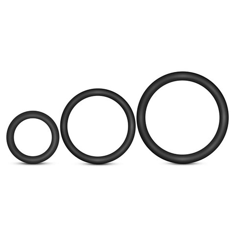 Performance VS4 Pure Premium (Black) – Silicone Cock Rings Set COCK RING Set