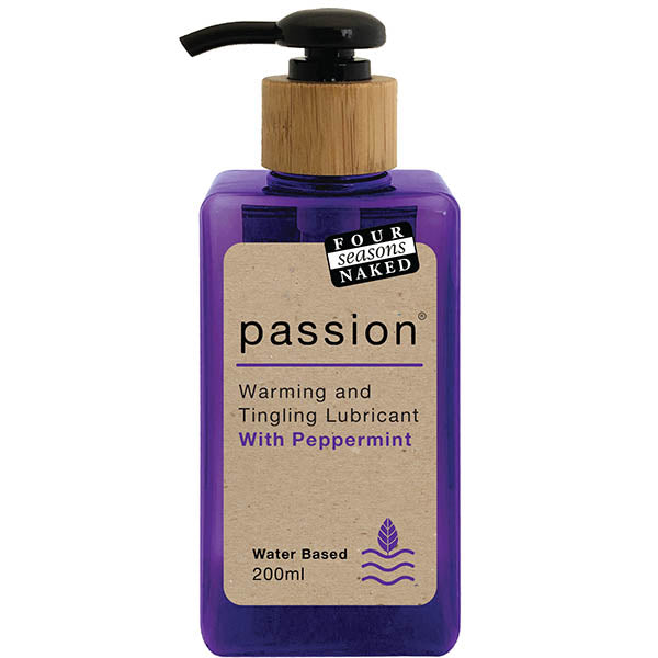 Four Seasons Passion Peppermint Lubricant 200ml Secondary image