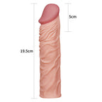 Pleasure X-Tender Sleeve – Super-Realistic 7.7 Inch Penis Extension Sleeve with 2 Inch Length Increase > Sex Toys For Men > Penis Sleeves