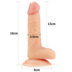 Lovetoy The Ultra Soft Dude – 7 Inch Realistic Dildo with Suction Cup > Dildos > Realistic Dildos