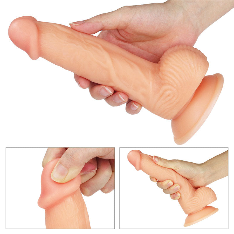 The Ultra Soft Dude 20.3 Centimeter 8 Inch Dong > Dildos > Realistic Dildos