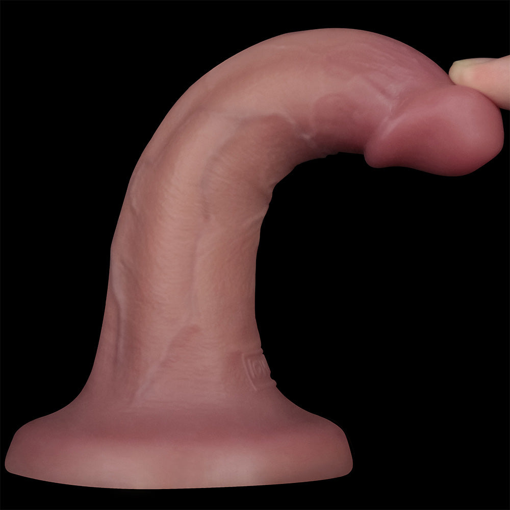 Lovetoy Dual Density Power Cock USB Rechargeable Vibrating Dong 6 Inch 16 cm – Textured Realistic Dildo > Vibrators > Realistic Vibrators
