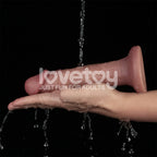 Lovetoy Dual-Density Power Cock – 8 Inch USB Rechargeable Vibrating Dong > Vibrators > Realistic Vibrators