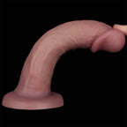 Lovetoy Dual-Density Power Cock – 8 Inch USB Rechargeable Vibrating Dong > Vibrators > Realistic Vibrators