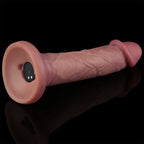 Lovetoy Dual-Density Power Cock – 8 Inch USB Rechargeable Vibrating Dong > Vibrators > Realistic Vibrators
