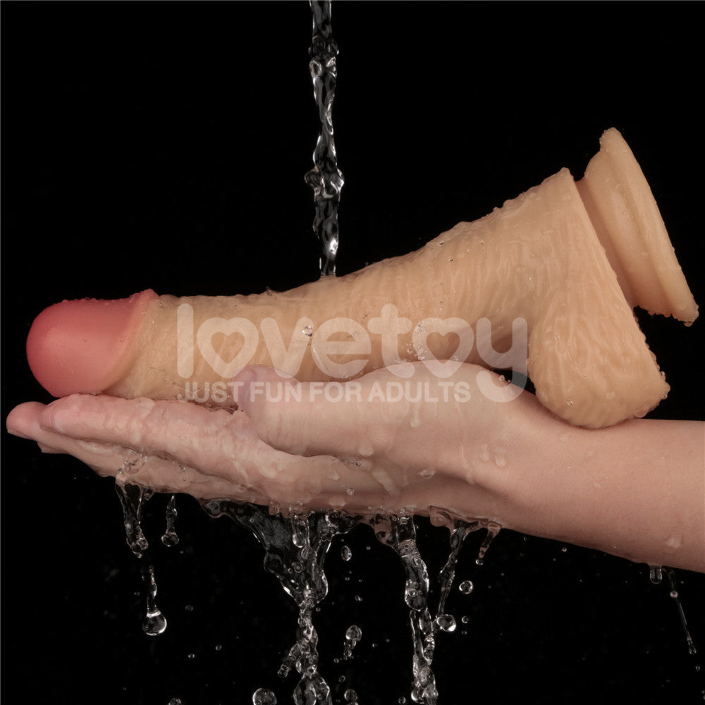 Power Basics 8.5 Inch USB Rechargeable Vibrating Dildo > Vibrators > Realistic Vibrators