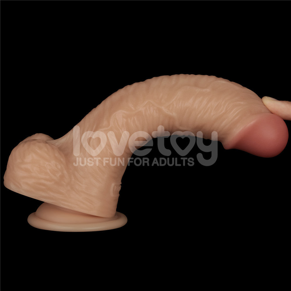 Power Basics 8.5 Inch USB Rechargeable Vibrating Dildo > Vibrators > Realistic Vibrators