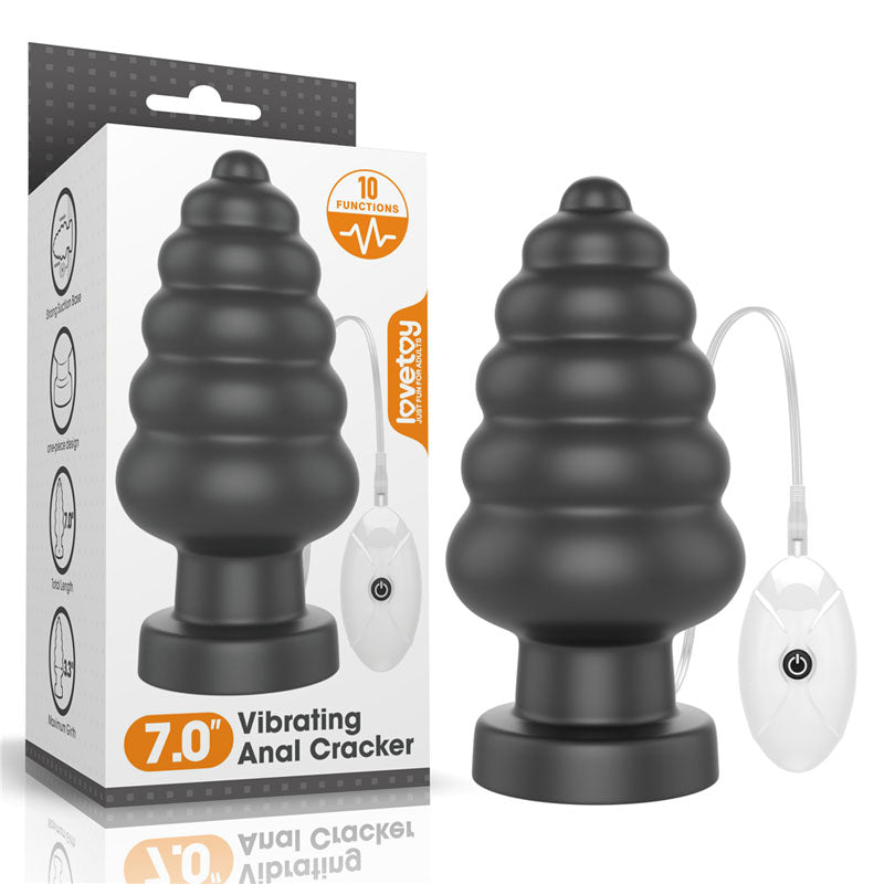 King Sized Anal Cracker – XL 7 Inch Vibrating Butt Plug Secondary image