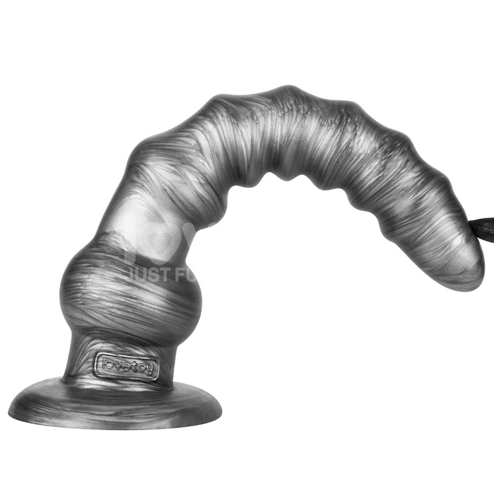 Vibrax Slider (Grey) – USB Rechargeable 12.5 Inch Vibrating Dildo Dongs Big