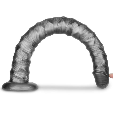 Vibrax Slider (Grey) – USB Rechargeable Vibrating Dildo 40.8 cm (16 Inches) DONGS Vibrating