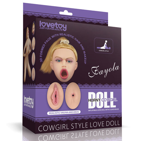 Fayola Horny Cowgirl Inflatable Love Doll – Life-Size Inflatable Love Doll Flesh Dolls - Inflatable