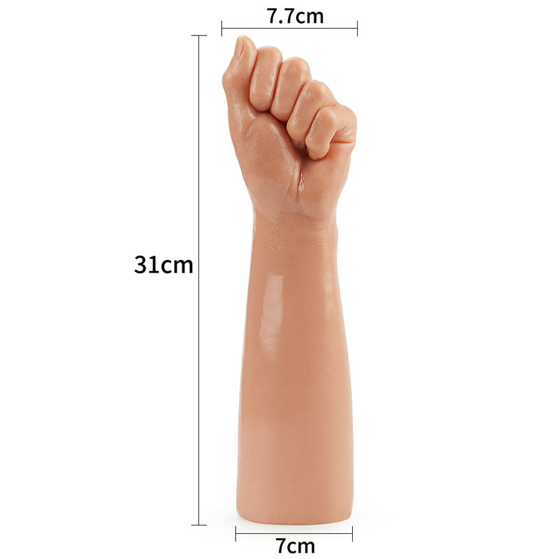 King Sized 12 Inch Realistic Bitch Fist (30.5 cm Length x 7.5 cm Width) Phthalate-Free PVC Dildo Dongs Other