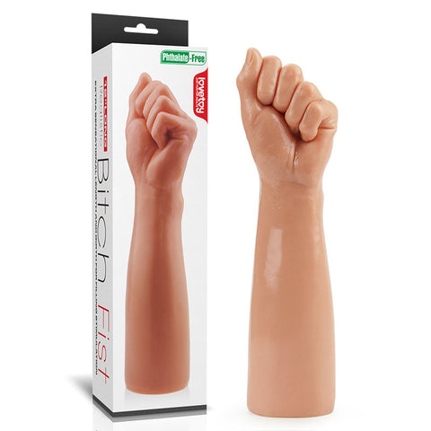 King Sized 12 Inch Realistic Bitch Fist (30.5 cm Length x 7.5 cm Width) Phthalate-Free PVC Dildo Flesh Dongs Other