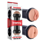 Training Master Double-Sided Stroker – Realistic TPE Pussy and Ass Masturbator Default Title > Sex Toys For Men > Masturbators > Manual
