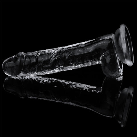 Clear Dildo 7.5 Inch Realistic Adult Pleasure Toy for Sensational Experiences > Realistic Dildos and Vibes > Realistic Dildos