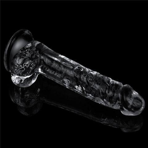 Clear Dildo 7.5 Inch Realistic Adult Pleasure Toy for Sensational Experiences > Realistic Dildos and Vibes > Realistic Dildos