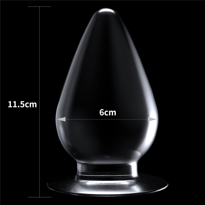 Flawless Clear Series (Transparent) – Realistic 4.5 Inch Butt Plug > Anal Range > Butt Plugs