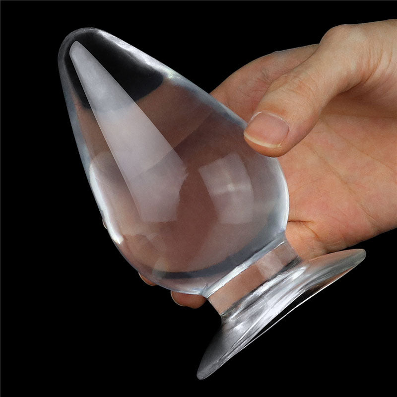 Flawless Clear Series (Transparent) – Realistic 4.5 Inch Butt Plug > Anal Range > Butt Plugs