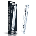 Clear Double Dildo 12 Inch Default Title > Dildos > Double Dildos