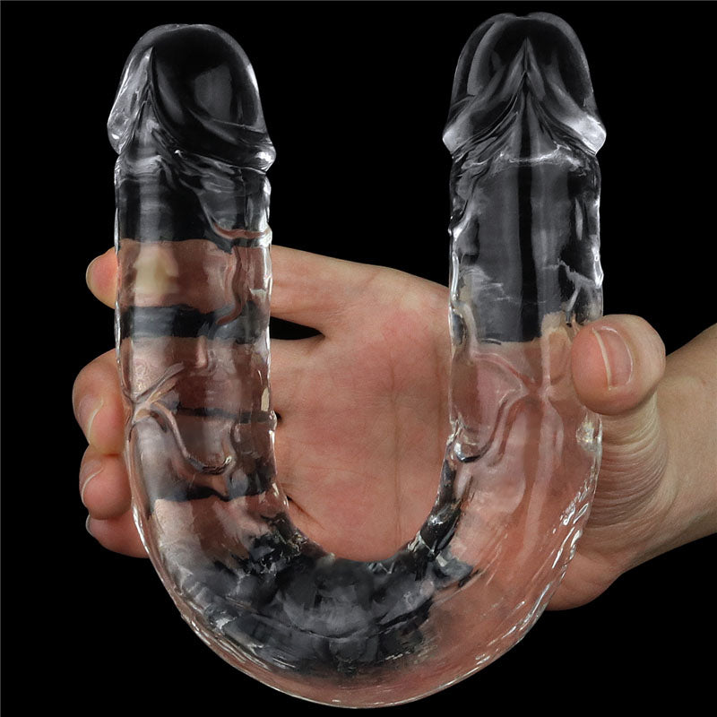 Clear Double Dildo 12 Inch > Dildos > Double Dildos