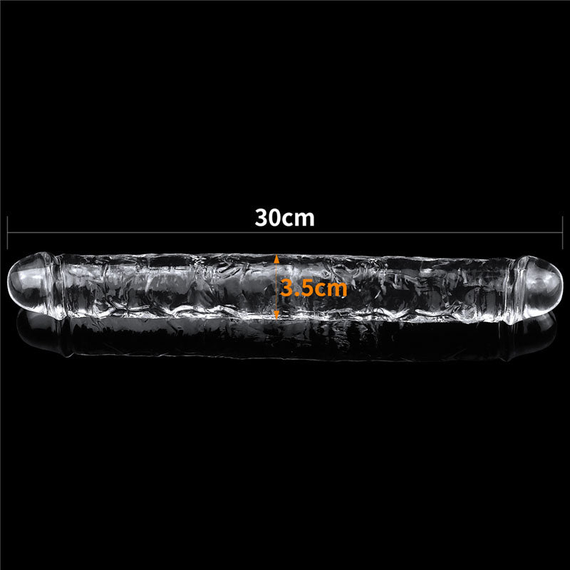 Clear Double Dildo 12 Inch > Dildos > Double Dildos