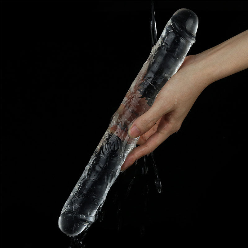 Clear Double Dildo 12 Inch > Dildos > Double Dildos