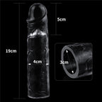 Clear Penis Extender Sleeve – Adds 2 Inches Length and Increases Girth by 30 Percent Sleeve > Sex Toys For Men > Penis Sleeves