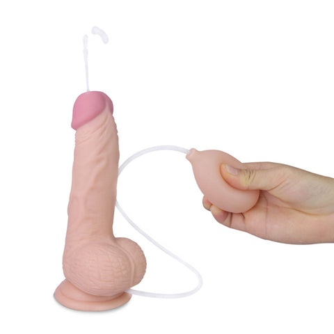 Soft Ejaculation Cock With Ball 8 Inch Realistic Dildo For Intense Sensations Dongs Squirting