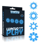 Lovetoy Glow In The Dark Lumino Cock Rings Play Pack Of 4 Default Title > Cock Ring > Sets