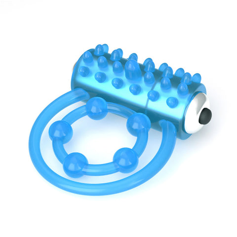 Lumino Play Vibrating Penis and Balls Ring Glow in the Dark Cock Ring COCK RINGS