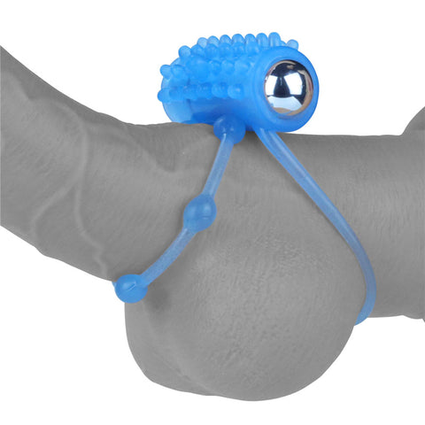 Lumino Play Vibrating Penis and Balls Ring Glow in the Dark Cock Ring COCK RINGS
