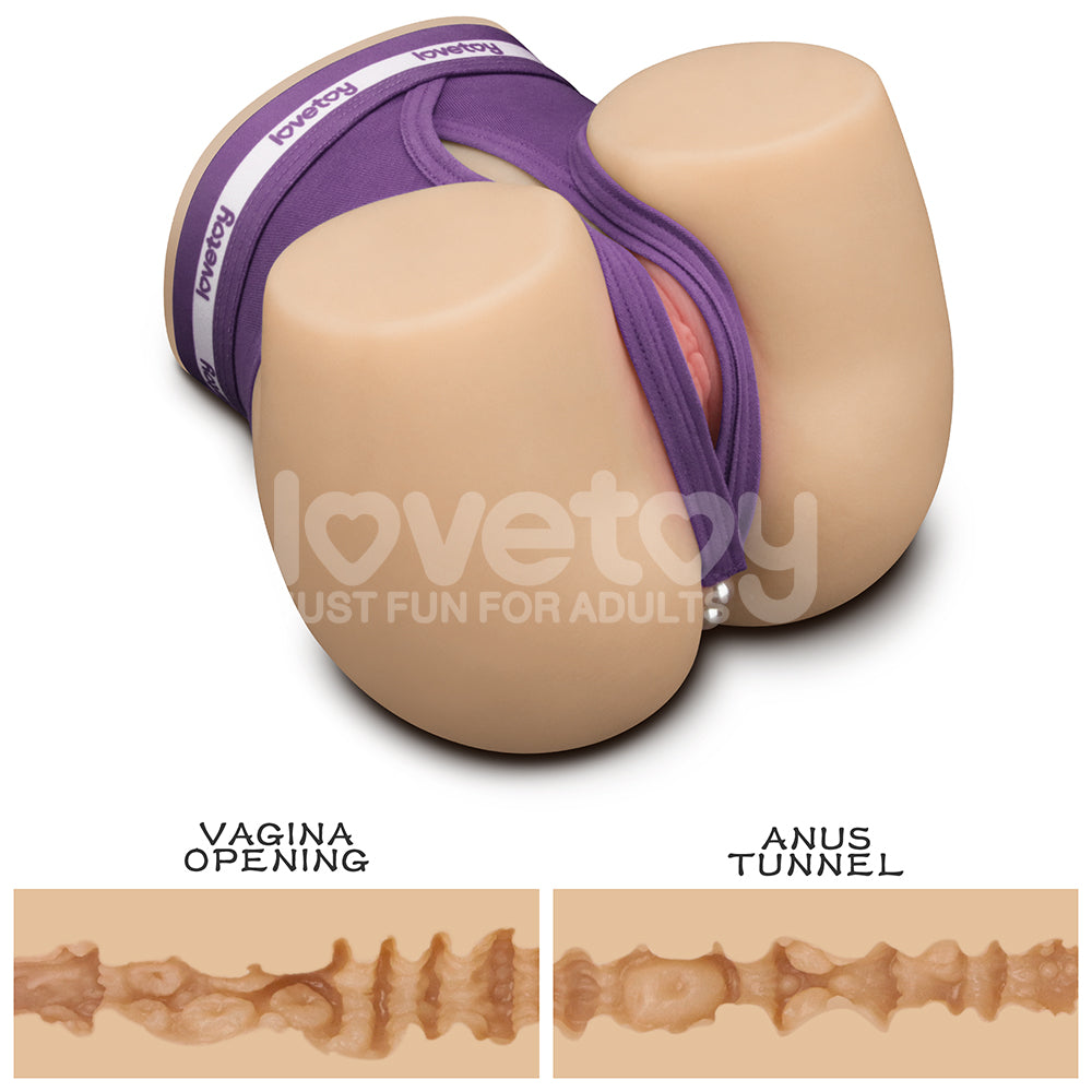 Streetgirls Dual Motor Automatic Pulse Masturbator with Realistic Vagina and Anus > Sex Toys For Men > Assbators