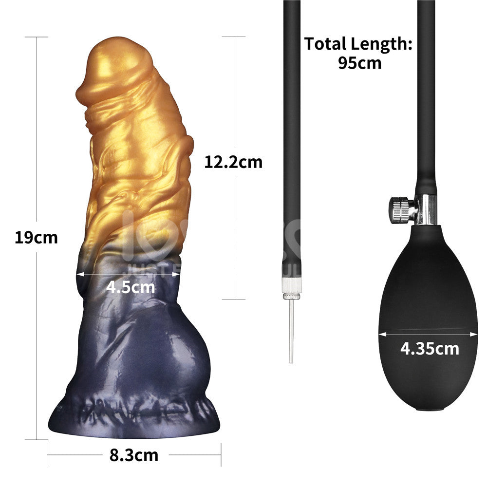 Aerosx Dual Density Inflatable Fantasy Dildo – 7.5 Inch Inflatable Dildo > Dildos > Fantasy